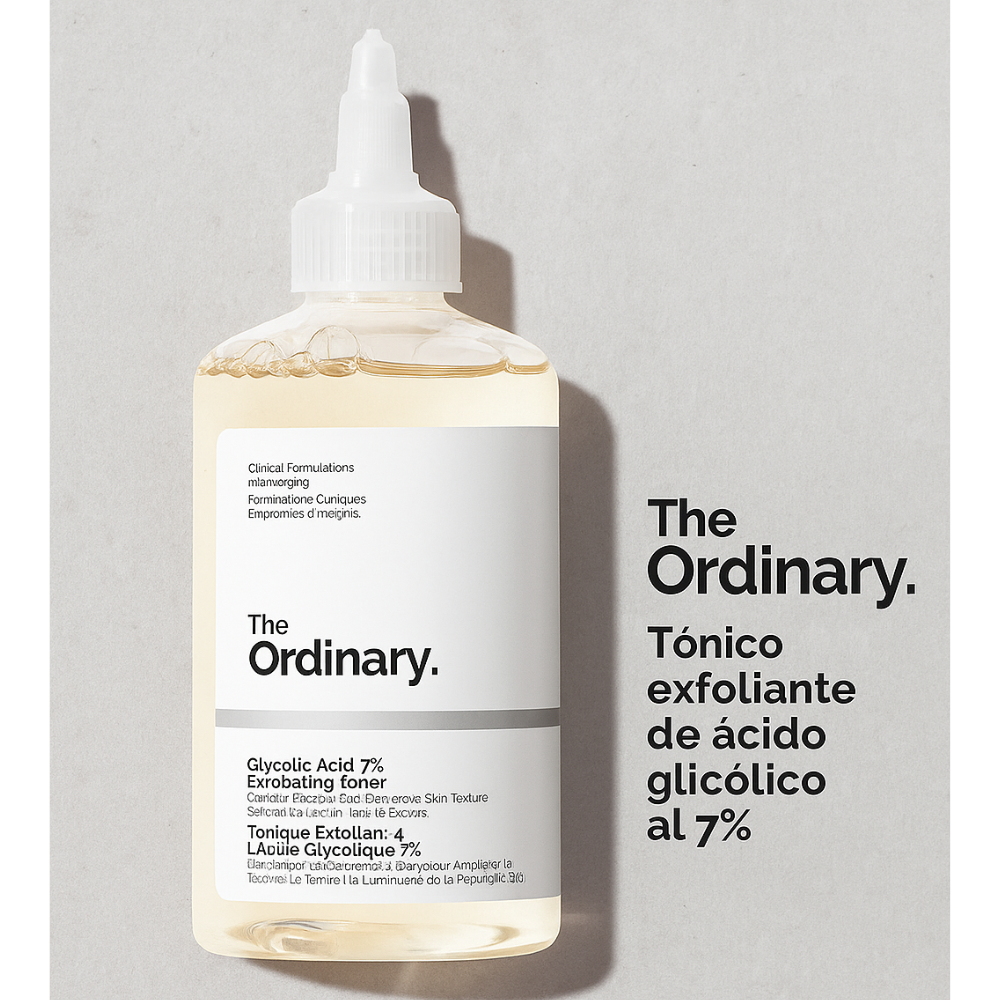 The Ordinary Tónico exfoliante de ácido glicólico al 7%
