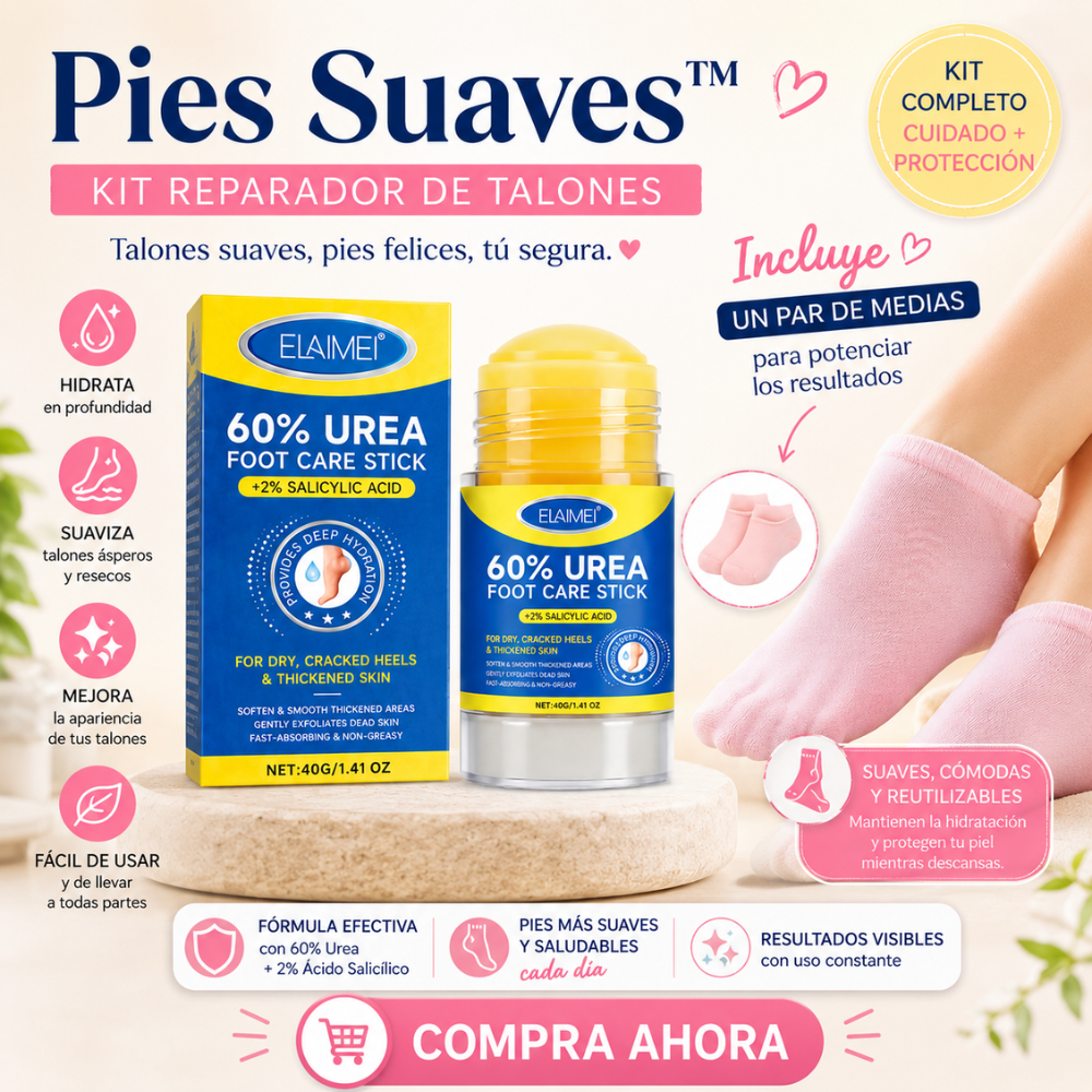 Pies Suaves™ | Kit Reparador de Talones