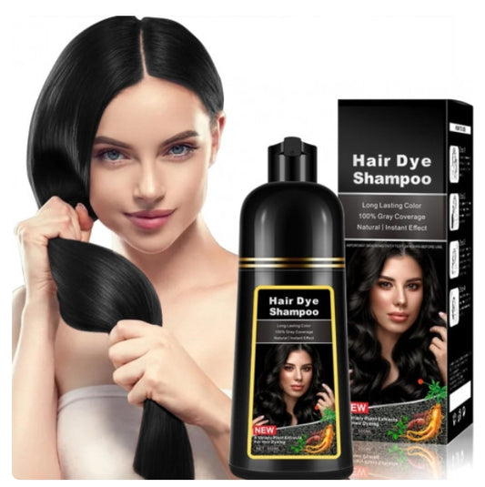 Shampoo tinte para Cubrir las Canas-Negro y Marrón