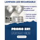 LAMPARA DE PARED RECARGABLE CON CONTROL REMOTO 2X1
