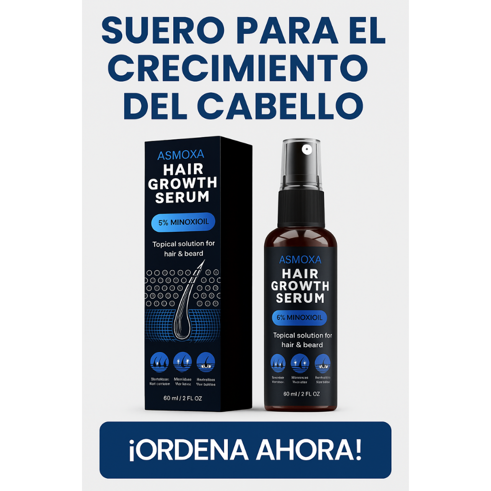 Suero para el crecimiento del cabello