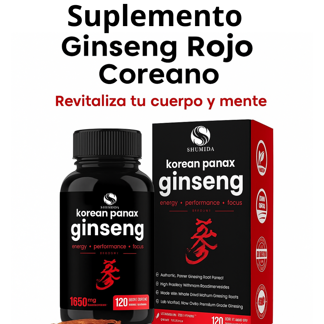 GINSENG ROJO COREANO