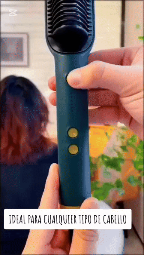 CEPILLO ALISADOR DE PELO (NEGRO)